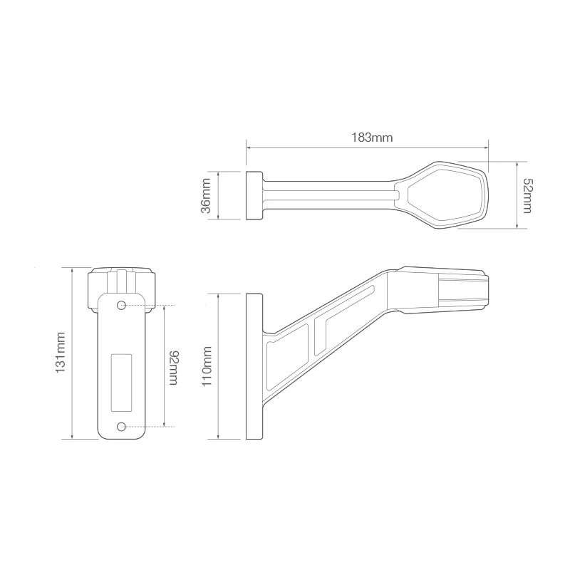 1007 Series Fully Flexible Rubber Stalk LED Marker Light (Twin Pack) - Image 6
