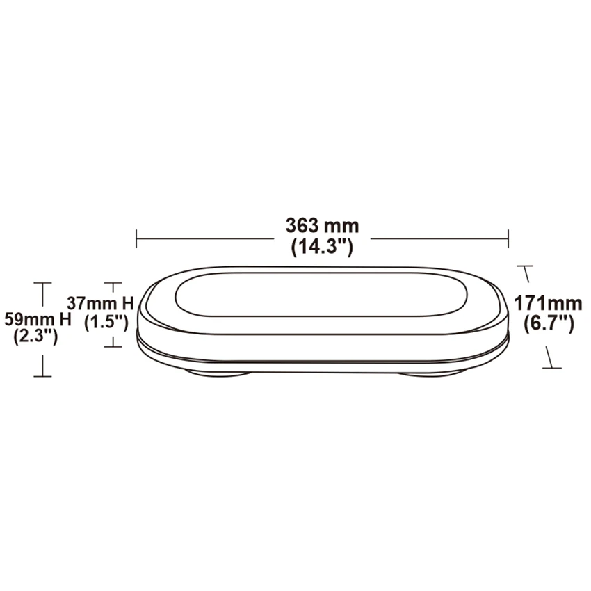 117 Series Mini LED Lightbar – R65 Approved Warning Light with Magnetic Mount - 12/24V - Image 2