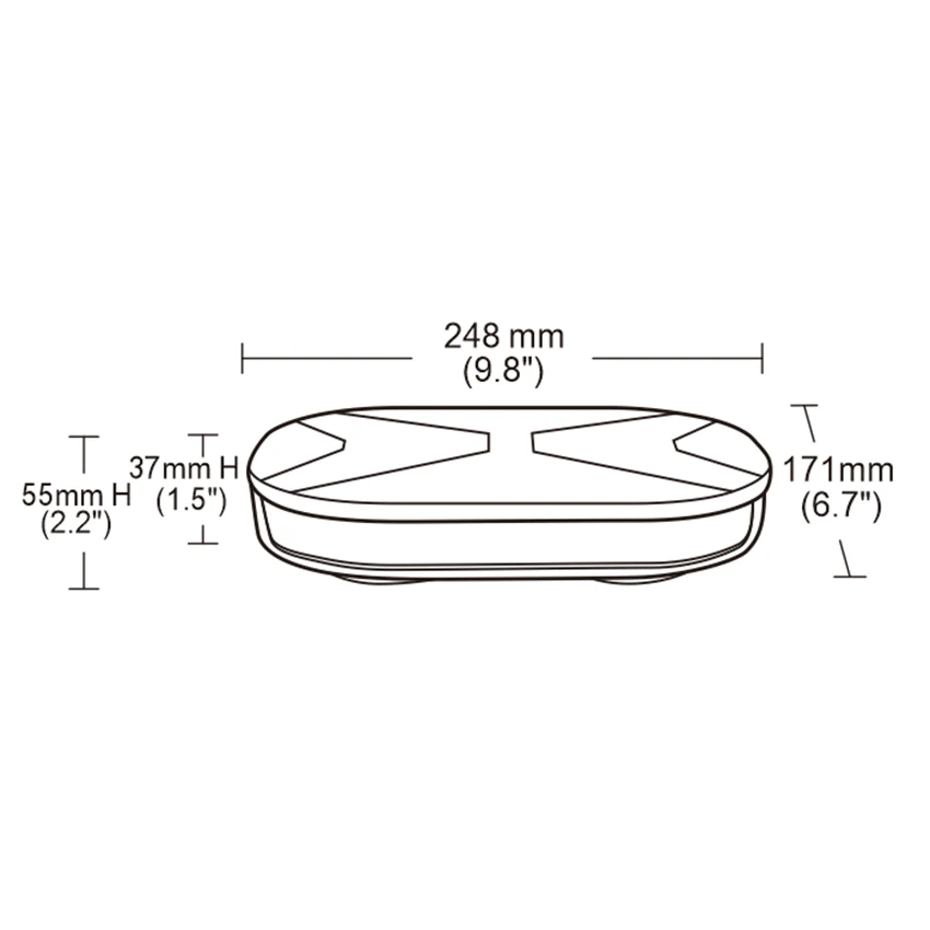 138 Series Mini LED Lightbar – R65 Approved Amber Warning Light with Magnetic Mount - 12/24V - Image 2