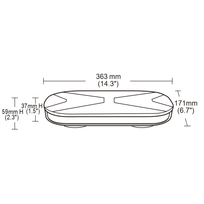 139 Series Mini LED Lightbar – R65 Approved Warning Light with Magnetic Mount - 12/24V - Image 2