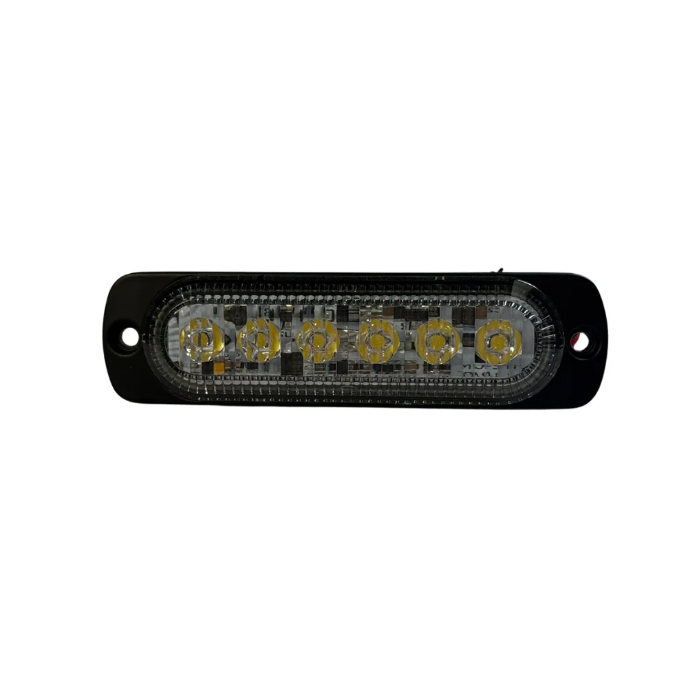 247 Lighting R10 High Intensity 6 Amber LED Warning Light (19 flash patterns) - Image 2