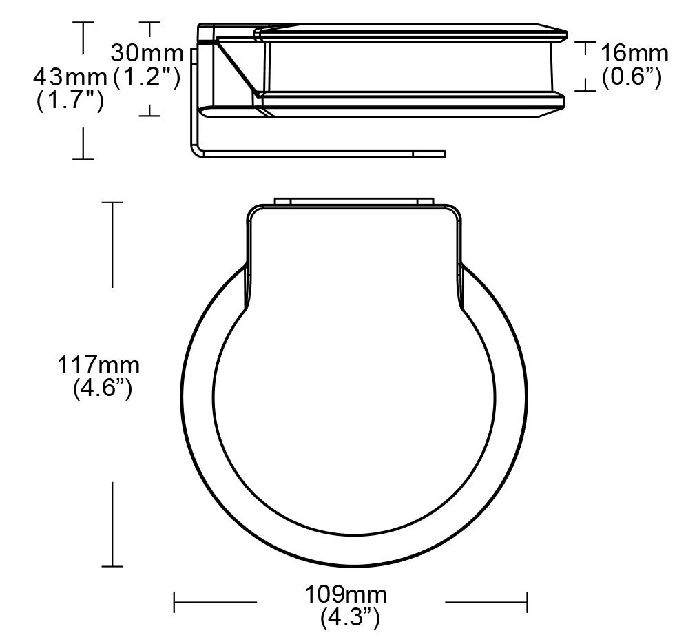 722 Series Curved LED Corner Strobe Light – Warning Lamp - Image 2