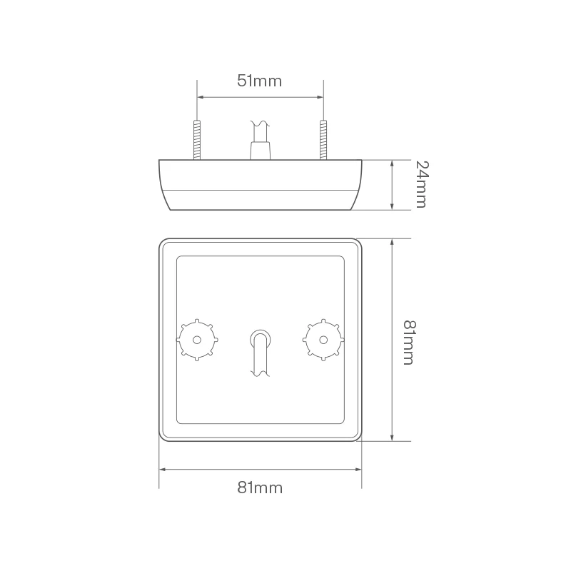 LED Autolamps 81 Series Square Compact Combination Rear LED Lamp - Image 2
