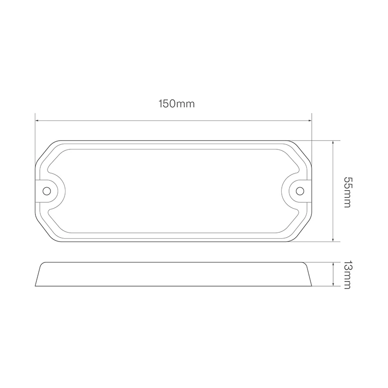 LED Autolamps HD Series 12 LED R65 Heavy-Duty Warning Lamp - Amber - Image 3