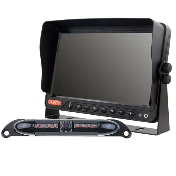Durite 7" 720p AHD Rear View Number Plate Camera Kit (720p Camera) – 12V