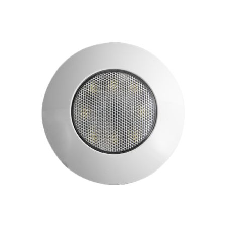 Durite 95mm Round White LED Interior Roof Ceiling Lamp - 840Lm, 12/24V - Image 2