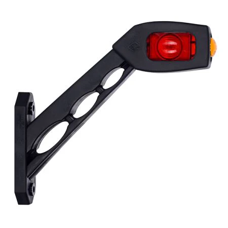Durite Red/White/Amber LED Long Oblique Outline Marker Lamp - 12/24V - Image 2