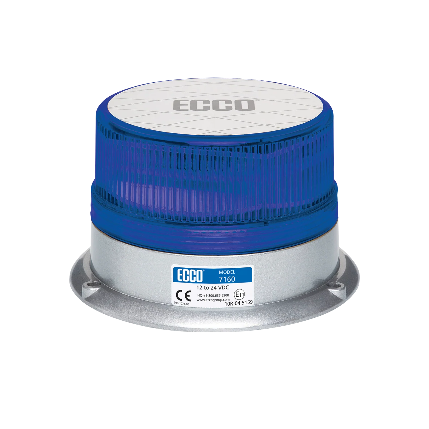 ECCO 7160 Series Reflex LED 360-Degree Flashing Beacon - Three Bolt Mount - Image 2