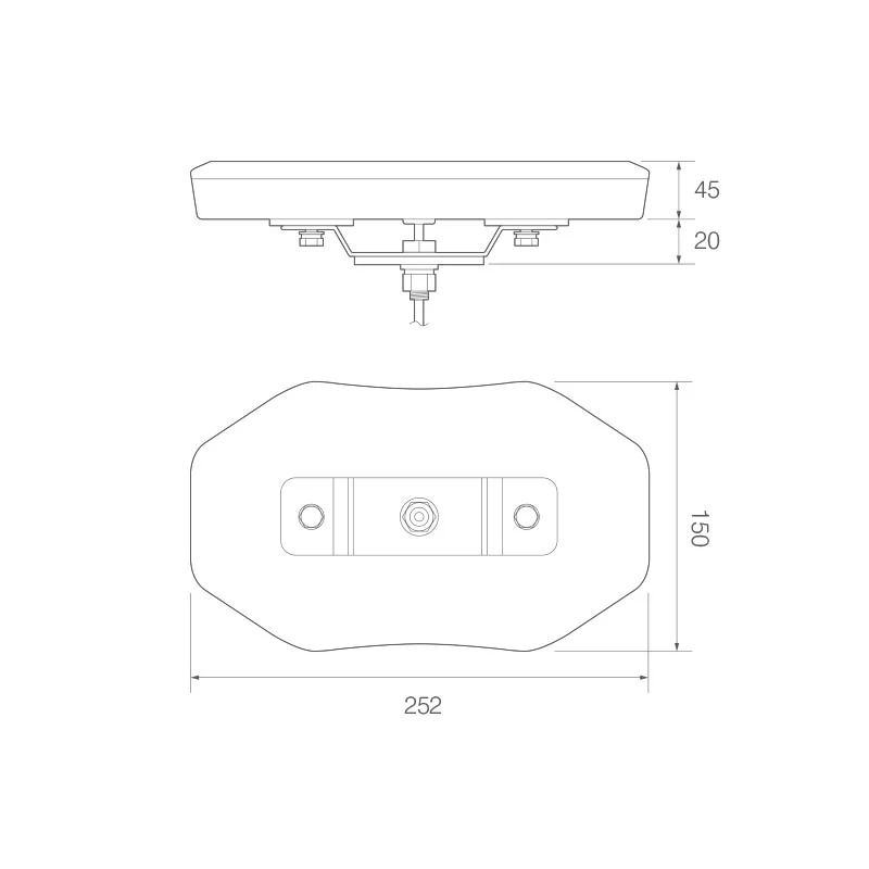 EQBT251 R10 Single Bolt LED Mini Lightbar - Amber - Image 2