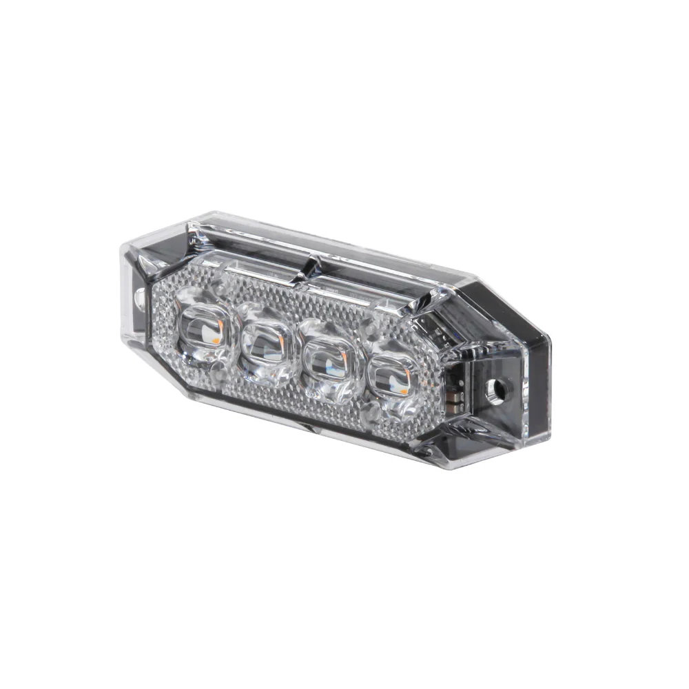 Explorer 8 LED Directional Warning Light – R65 Class 2 Strobe, 12/24V, IP69K Rated - Image 2