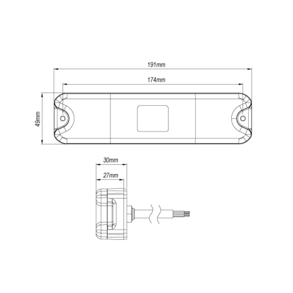 Explorer CA 7074 8" LED Rear Combination Lamp – Stop, Tail, Indicator & Reverse, 12/24V - Image 3