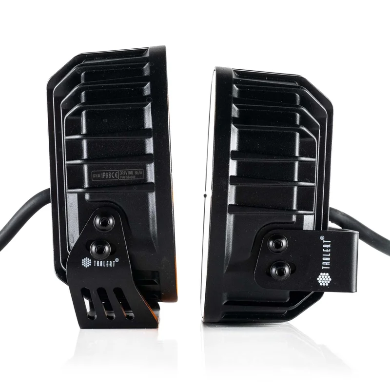 TRALERT® Phantom LED Driving Light 7" – 12,000lm Dark Look Black, 12–24V with Dual Colour Position Light - Image 4