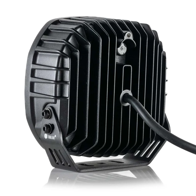 TRALERT® Phantom LED Driving Light 7" – 12,000lm Dark Look Black, 12–24V with Dual Colour Position Light - Image 8