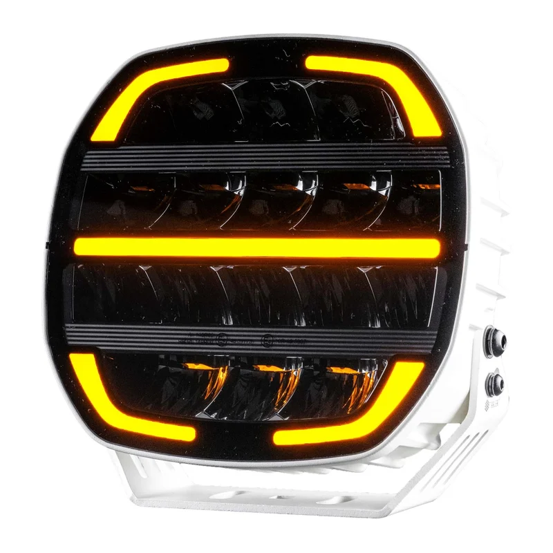 TRALERT® Phantom LED Driving Light 9" – 16,000lm Dark Look White, 12–24V with Dual Colour Position Light - Image 9