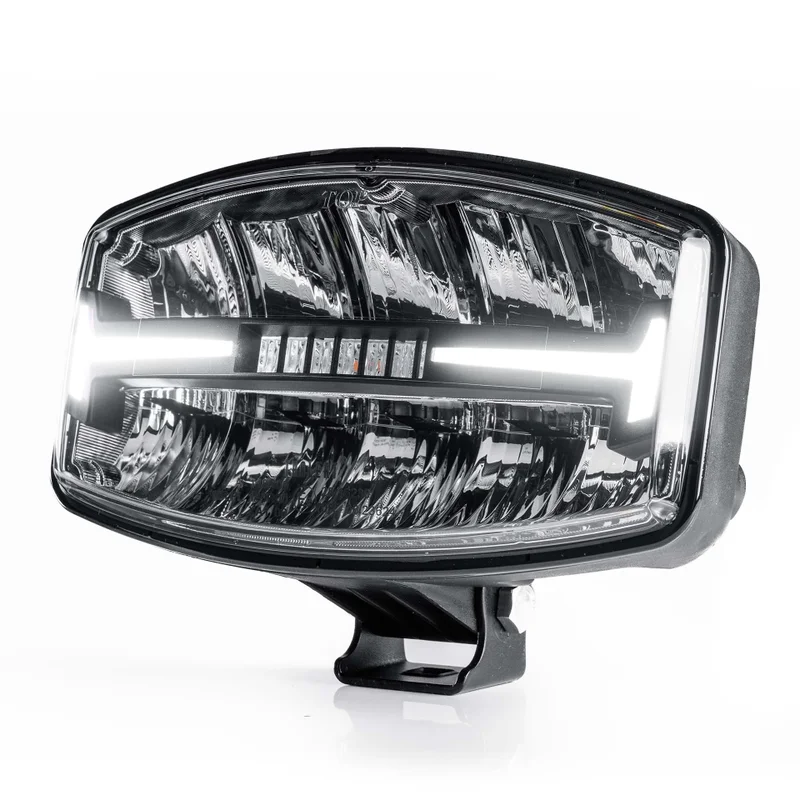 TRALERT® Atlas 320 Oval LED Driving Lamp – 60W 6000lm with Integrated R65 Warning Light - Image 7