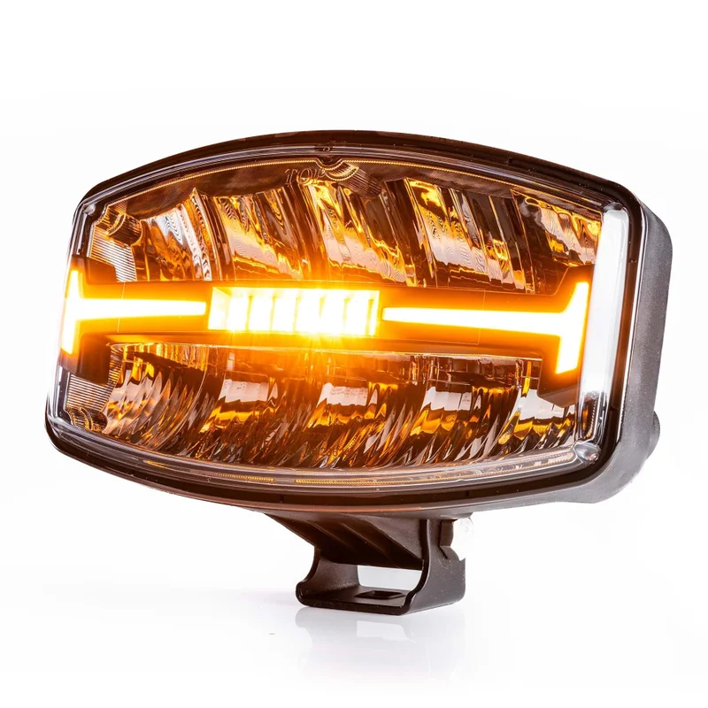 TRALERT® Atlas 320 Oval LED Driving Lamp – 60W 6000lm with Integrated R65 Warning Light - Image 8