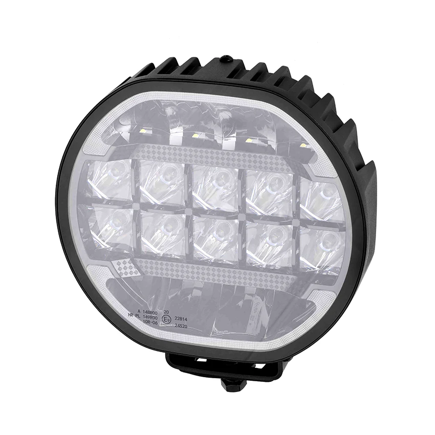 LAP Electrical OSRAM Round LED Driving Light with Off Road Boost Mode & Dynamic Start Up - 9'' - Image 2