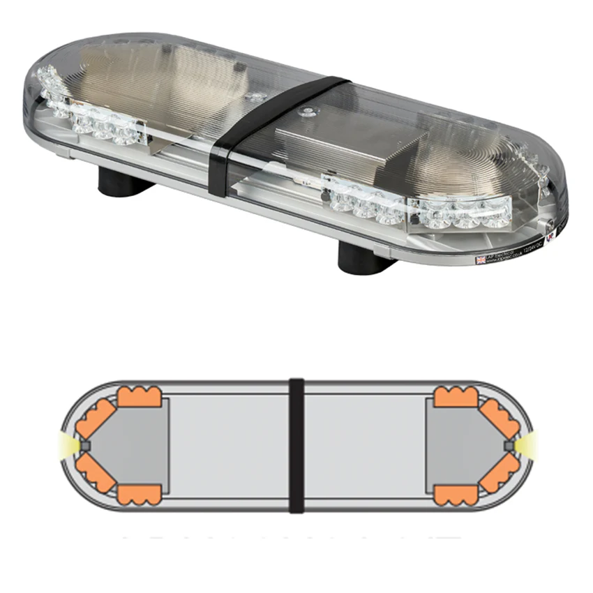LAP Hurricane Titan (3 LED Series) ECE R65 2.5' / 762mm LED Lightbar - Bolt Mount - Image 5