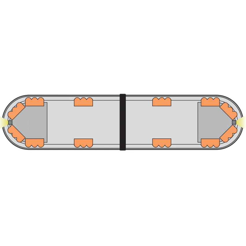LAP Hurricane Titan (3 LED Series) ECE R65 3' / 915mm LED Lightbar - Bolt Mount - Image 6