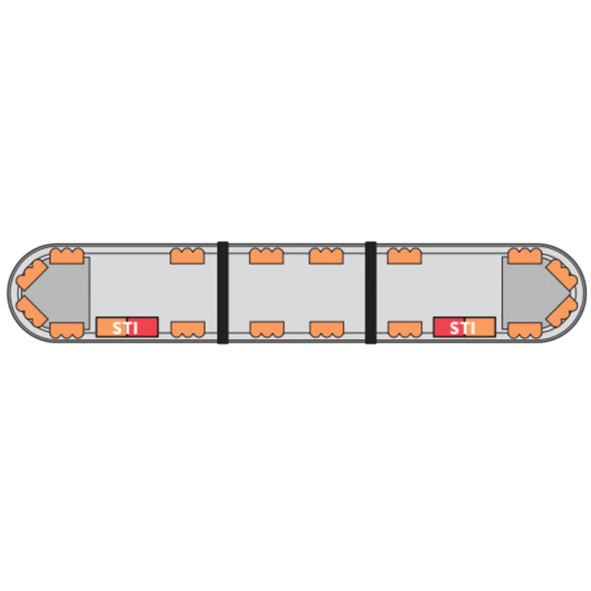 LAP Hurricane Titan (3 LED Series) ECE R65 4' / 1220mm LED Lightbar - Bolt Mount - Image 10