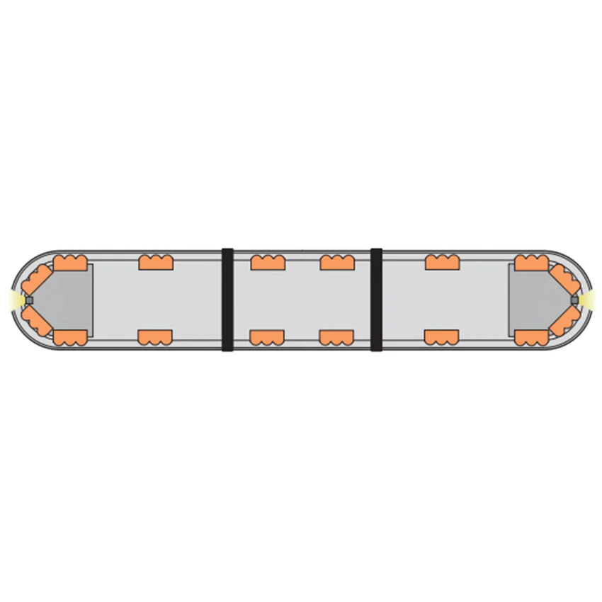 LAP Hurricane Titan (3 LED Series) ECE R65 4' / 1220mm LED Lightbar - Bolt Mount - Image 11