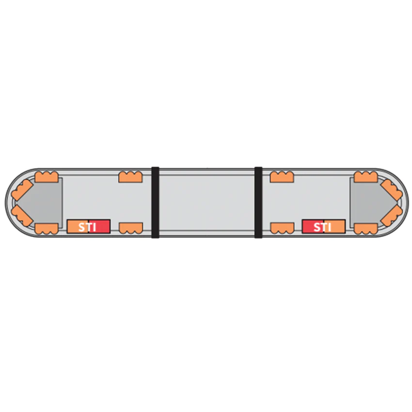 LAP Hurricane Titan (3 LED Series) ECE R65 4' / 1220mm LED Lightbar - Bolt Mount - Image 8