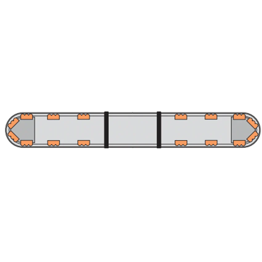 LAP Hurricane Titan (3 LED Series) ECE R65 5' / 1524mm LED Lightbar - Bolt Mount - Image 3