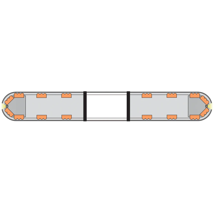 LAP Hurricane Titan (3 LED Series) ECE R65 5' / 1524mm LED Lightbar - Bolt Mount - Image 7