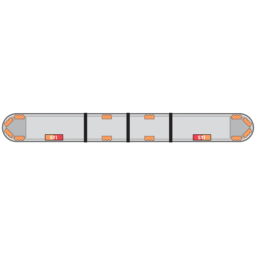 LAP Hurricane Titan (3 LED Series) ECE R65 6' / 1828mm LED Lightbar - Bolt Mount - Image 3