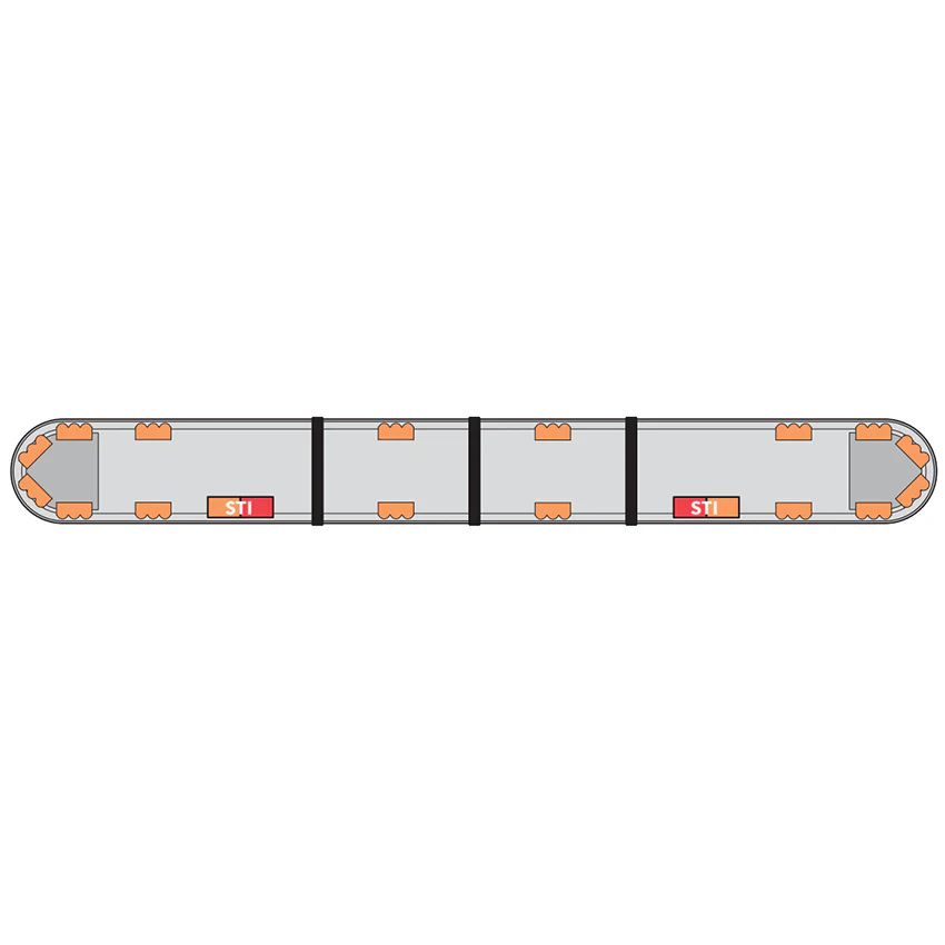 LAP Hurricane Titan (3 LED Series) ECE R65 6' / 1828mm LED Lightbar - Bolt Mount - Image 4