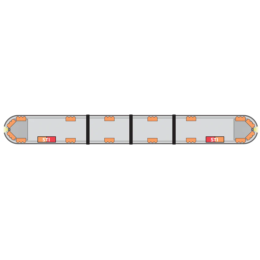 LAP Hurricane Titan (3 LED Series) ECE R65 6' / 1828mm LED Lightbar - Bolt Mount - Image 5