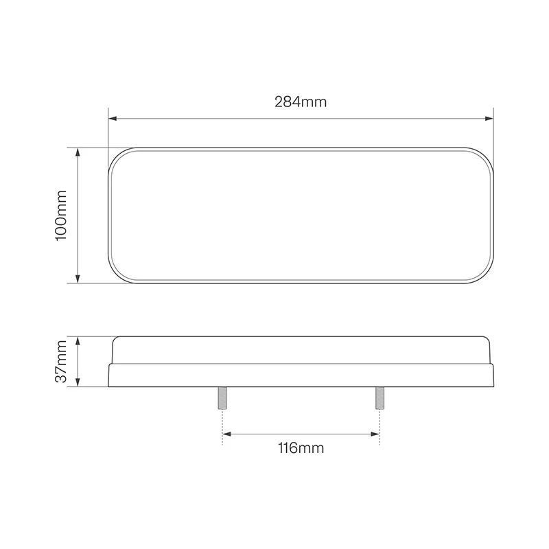 LED Autolamps 284 Series Multifunction Rear LED Lamp With Dynamic Indicator - Image 2