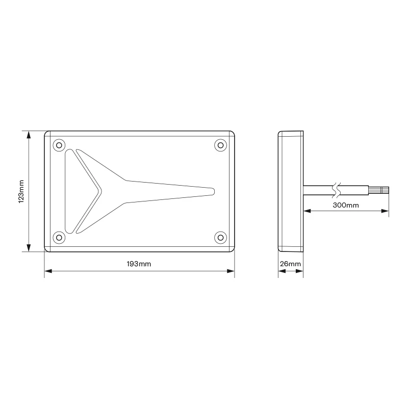 LED Autolamps 595 Series Compact Combination Lamp with Dynamic Indicator - (Left Hand Side) - Image 4