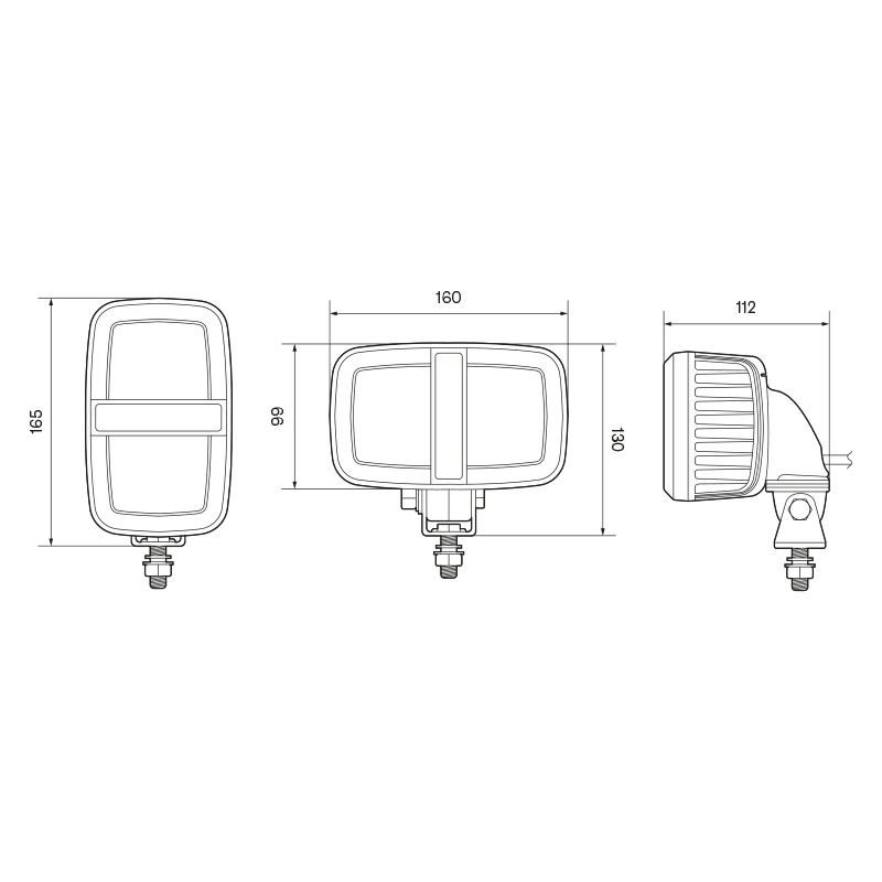 LED Autolamps 63W Heavy-Duty Flood Lamp - 12/24V - Image 6
