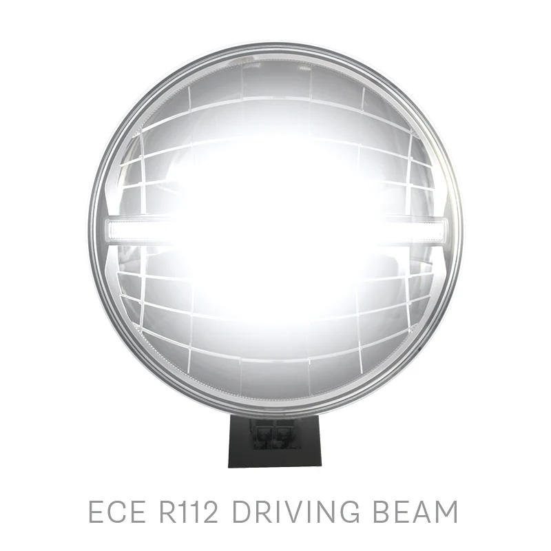 LED Autolamps DL226 Round 9" LED Driving Lamp with Integrated Front Position Lamp - Image 4