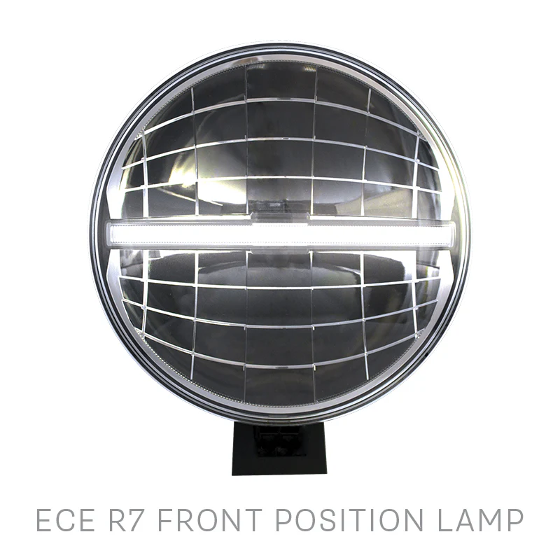 LED Autolamps DL226 Round 9" LED Driving Lamp with Integrated Front Position Lamp - Image 5