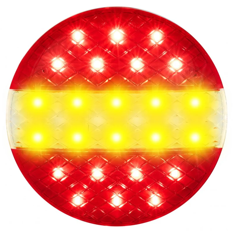 LED Autolamps EU140 Series Low Profile Round Rear LED Combination Lamp - Image 2