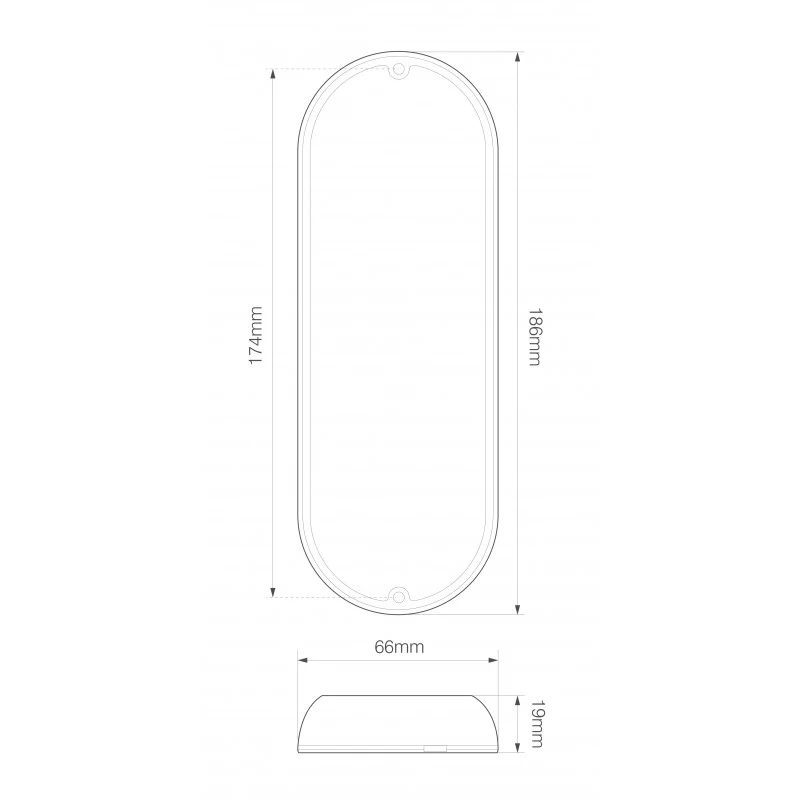 LED Autolamps Large Oval LED Interior Lamp - 186mm - Image 4