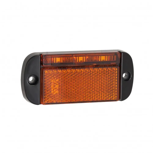 LED Autolamps Marker Lamp with Reflex Reflector (Black Housing) - Image 5