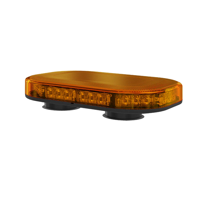 LED Autolamps MLB 246 Mini R65 Approved Compact LED Lightbar (Amber Lens) - Magnetic Mount - Image 4