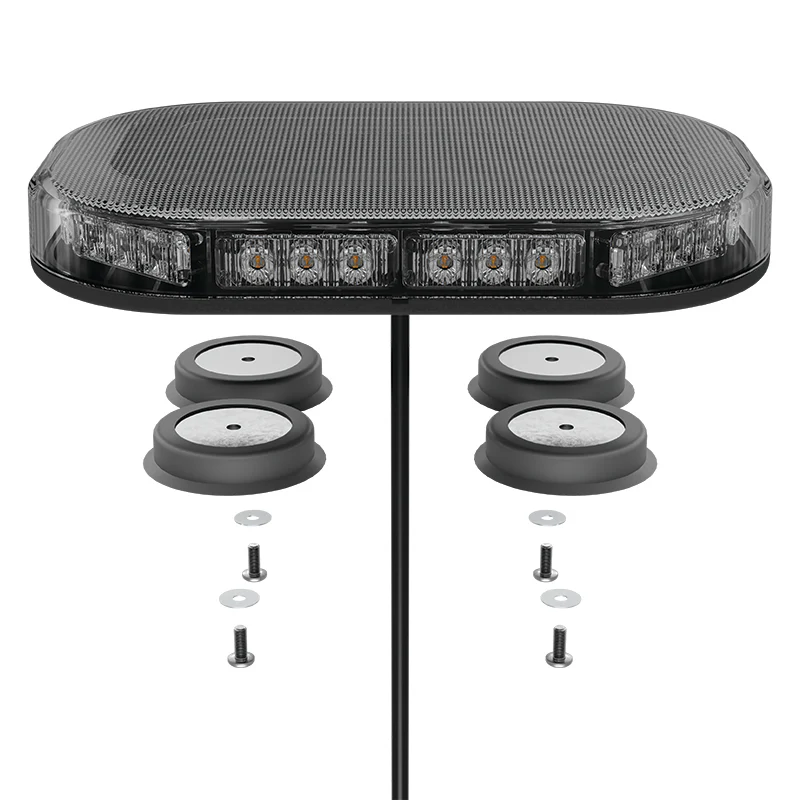 LED Autolamps MLB 246 Mini R65 Approved Compact LED Lightbar (Tinted Lens) - Magnetic Mount - Image 2