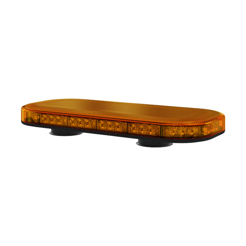 LED Autolamps MLB 380 Mini R65 Approved Compact LED Lightbar (Amber Lens) - Magnetic Mount - Image 2