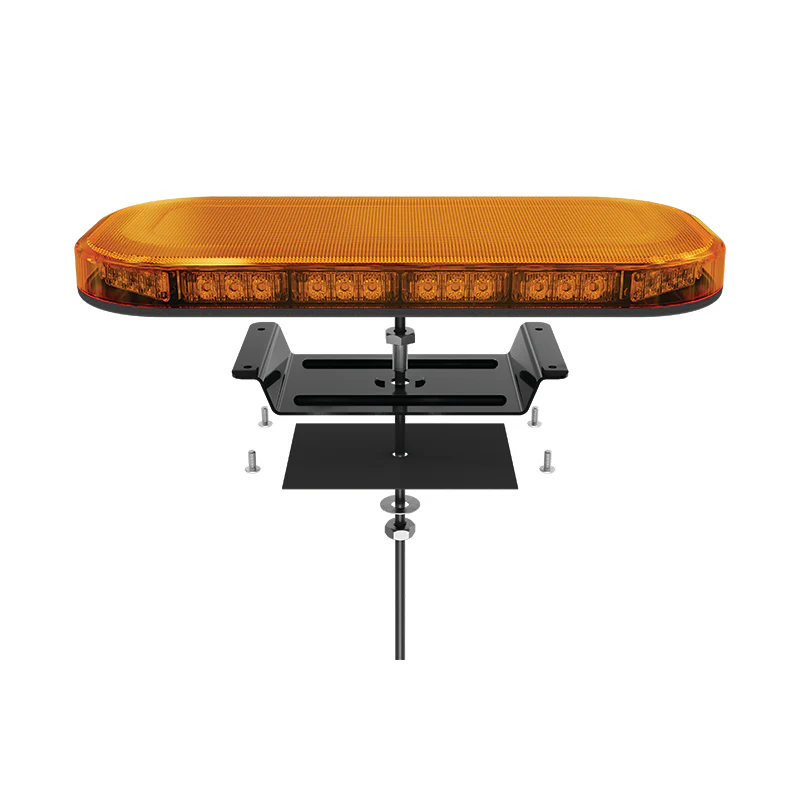 LED Autolamps MLB 380 Mini R65 Approved Compact LED Lightbar (Amber Lens) - Single Bolt - Image 2