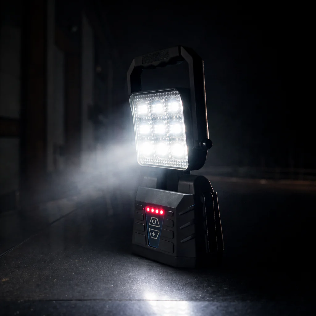 NORD™ Command – Rechargeable LED Work Lamp with Amber Warning Strobe (Portable Heavy Duty) - Image 5