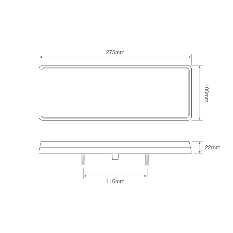 LED Autolamps 275 Series Rectangular Rear LED Combination Lamp - Image 3