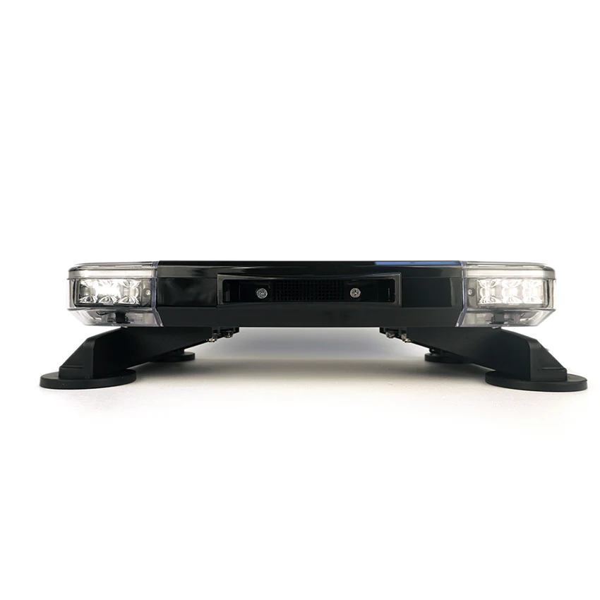 Redtronic SpartanX 24 LED R65 Magnetic Lightbar with Integrated Siren (Blue with Clear Lens) - Image 4