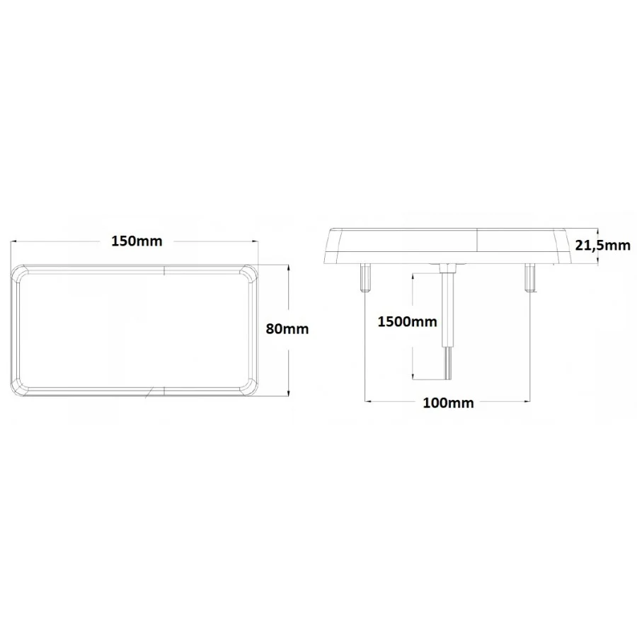 Truck LED 16 LED Compact Rear Rectangular Combination Lamp - Image 4