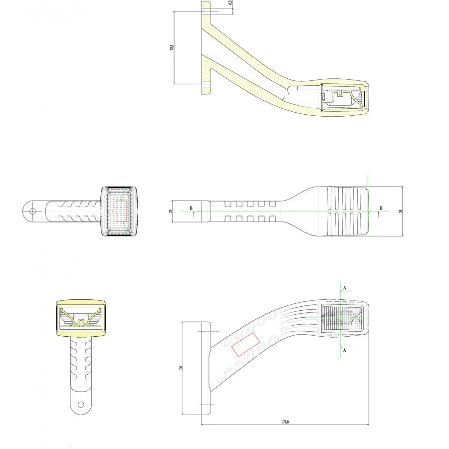 Truck LED L18 Series Flexible Rubber LED Stalk Trailer Marker Lamp - Image 3