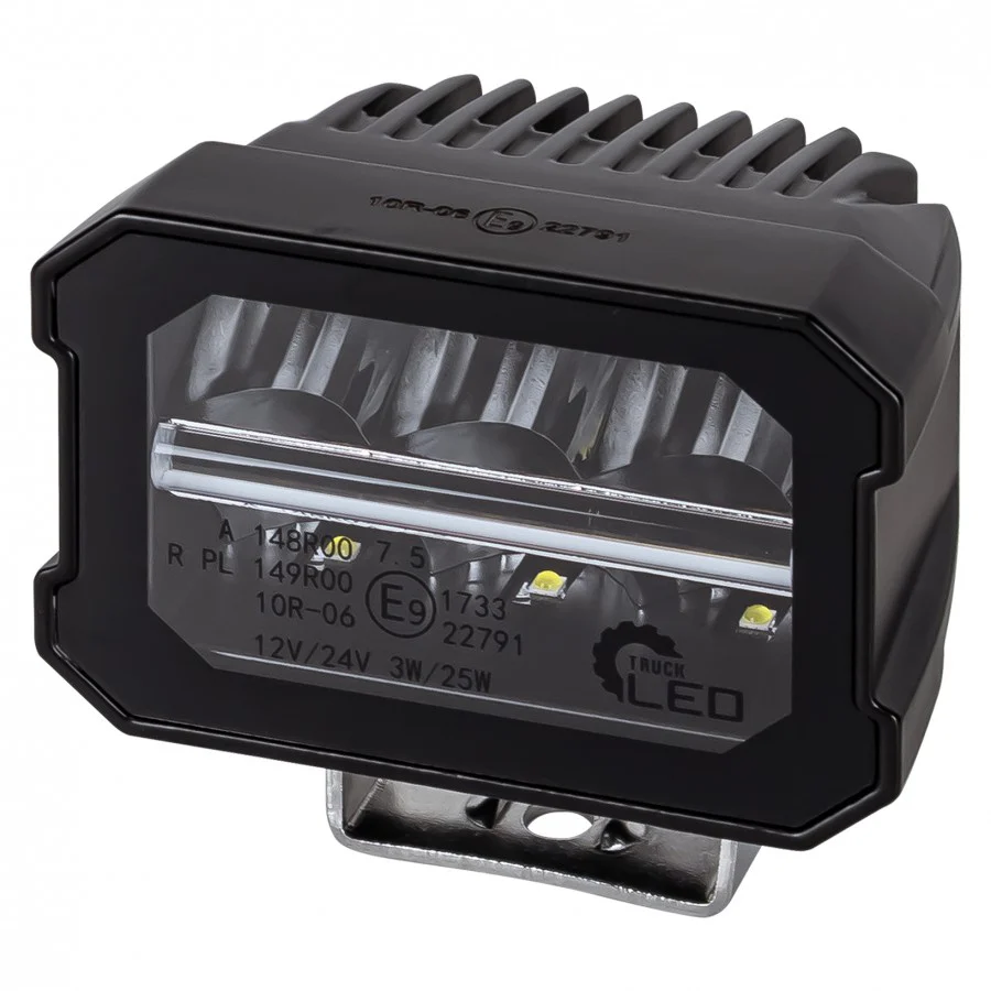 Truck LED Compact Square Driving Lamp with DRL Function - Image 6