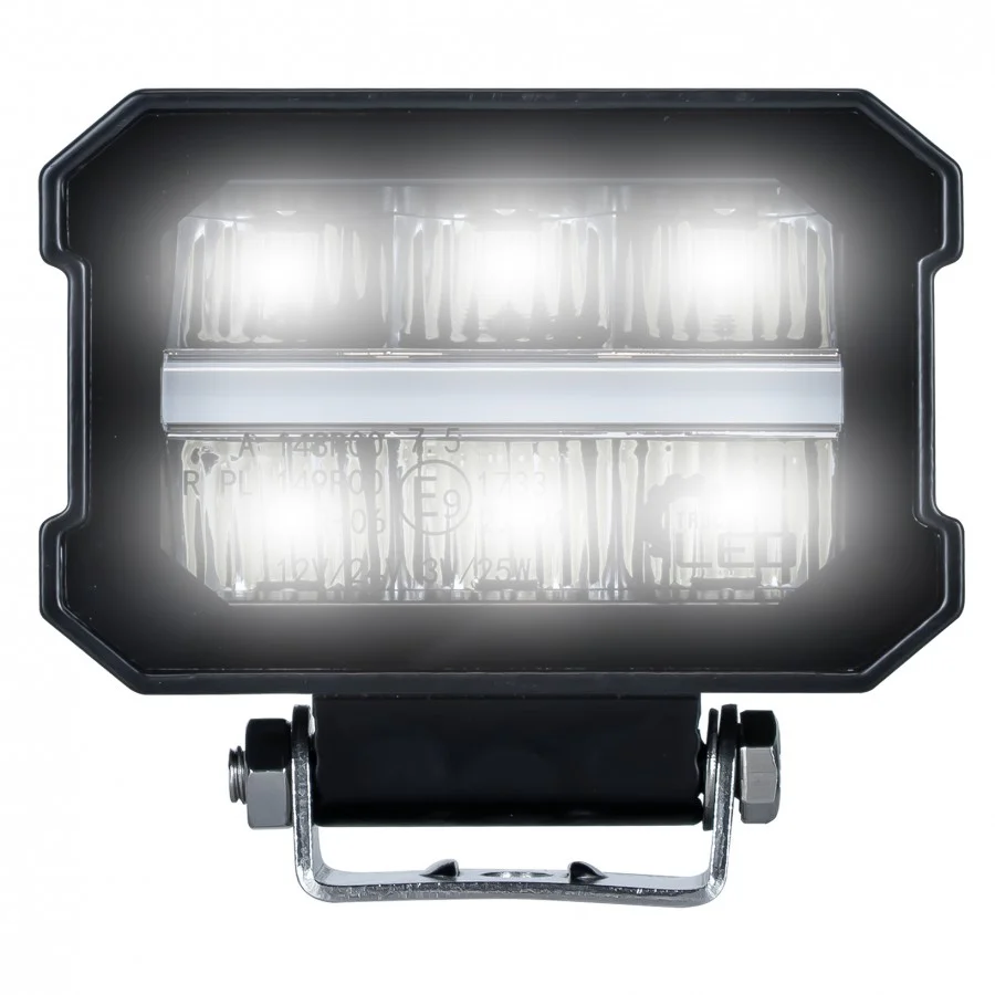 Truck LED Compact Square Driving Lamp with DRL Function - Image 9
